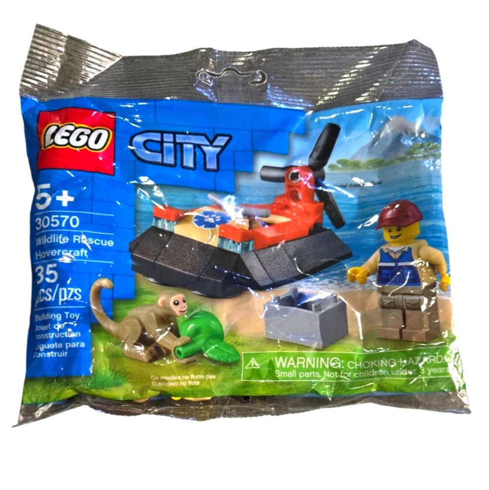 Lego City Wildlife Rescue Hovercraft 35 Pieces